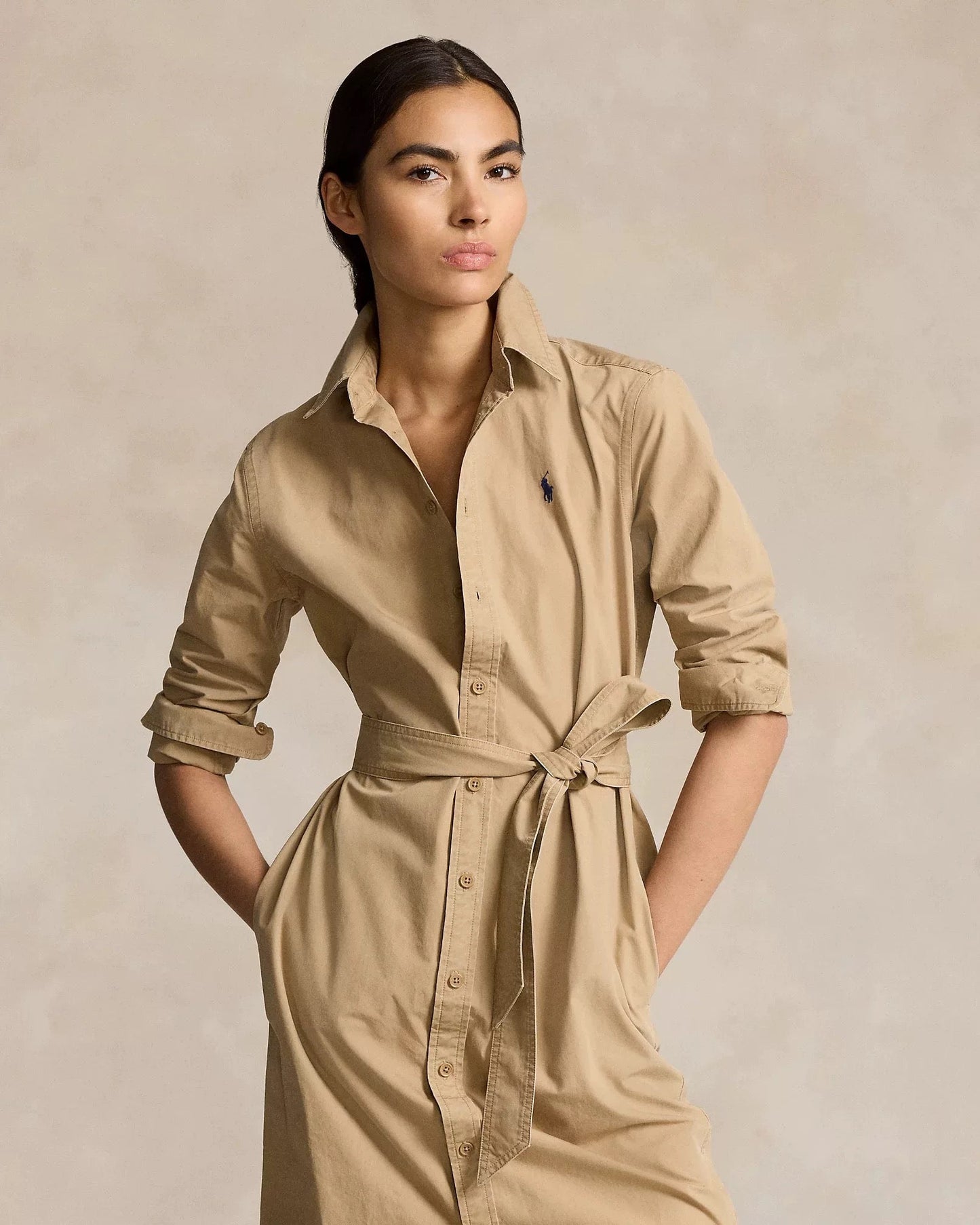 Ra1 NEW embroidered shirt dress