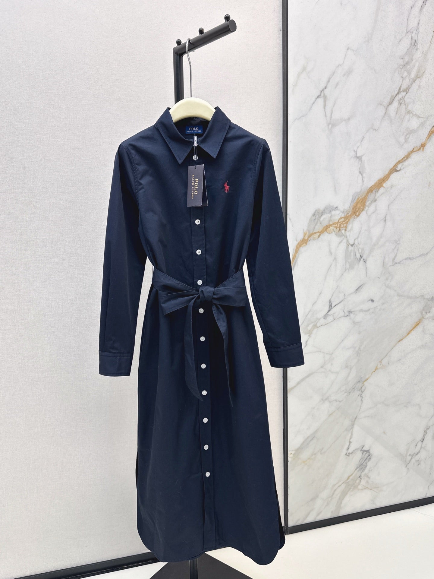 Ra1 NEW embroidered shirt dress