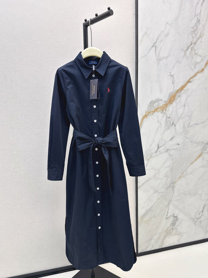 Ra1 NEW embroidered shirt dress