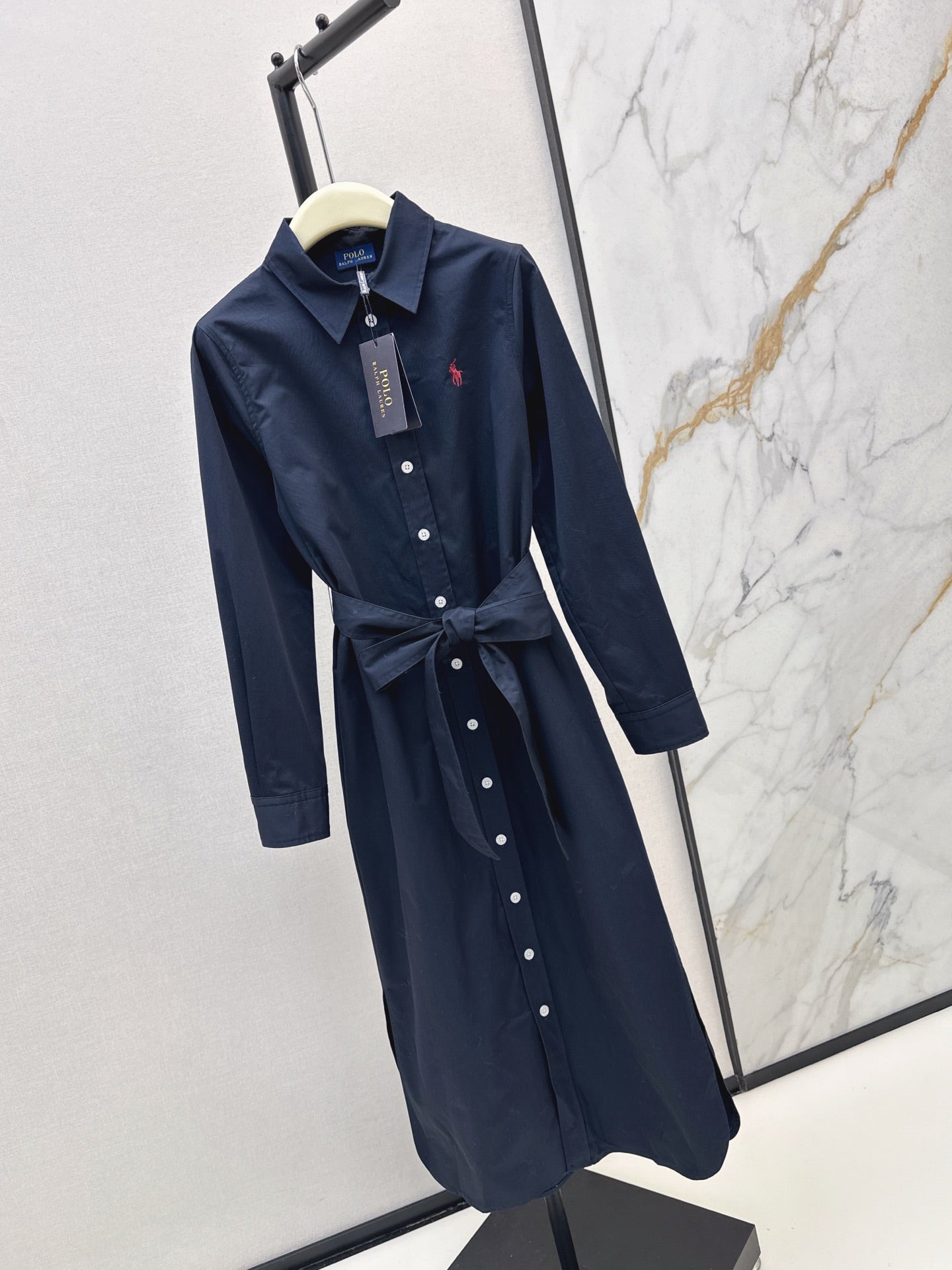Ra1 NEW embroidered shirt dress