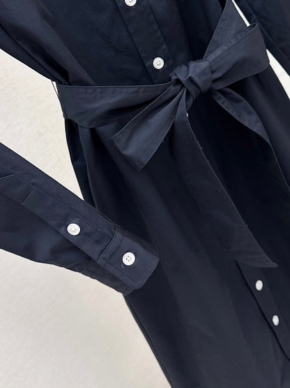 Ra1 NEW embroidered shirt dress