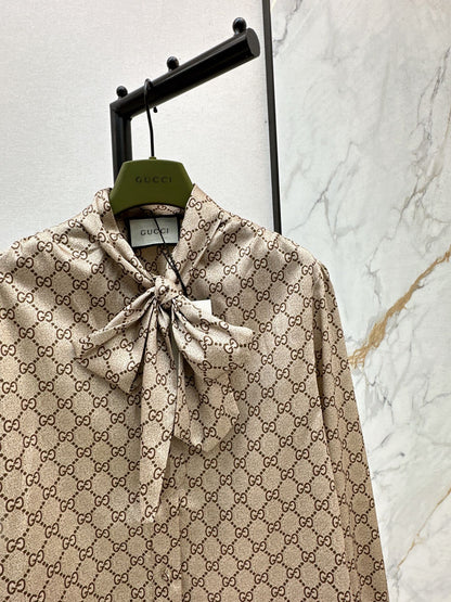 Guc NEW ribbon shirt