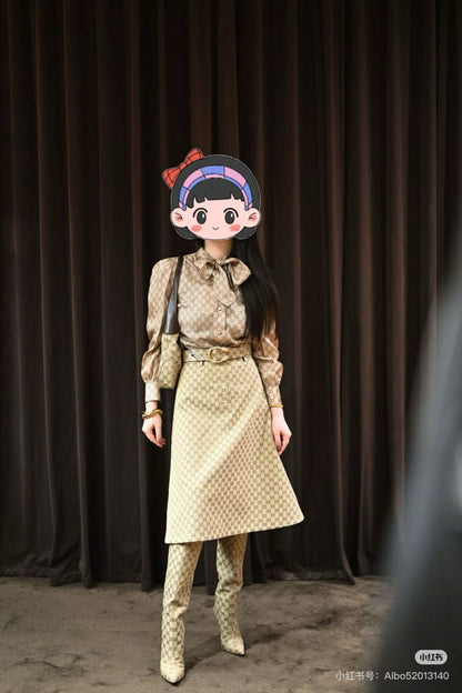 Guc NEW A-line skirt