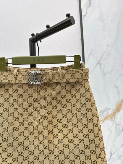 Guc NEW A-line short skirt