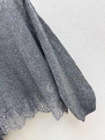 Es NEW Lace knitted sweater