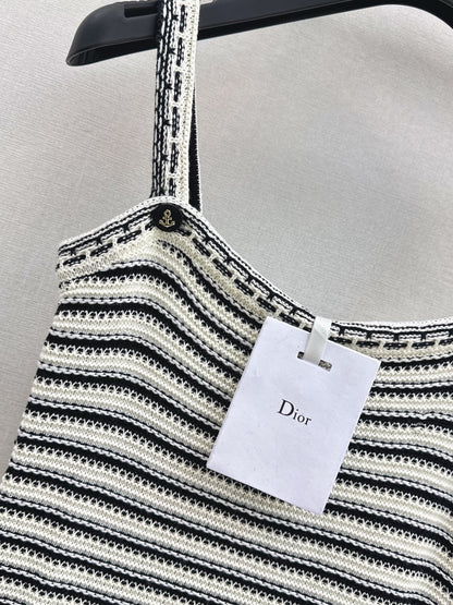 CD NEW Knitted suspender dress