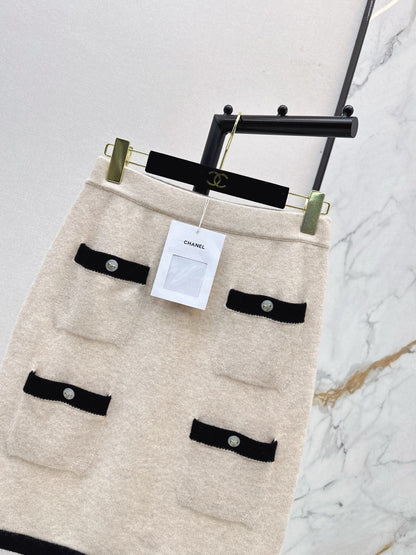 Chan NEW color-block skirt