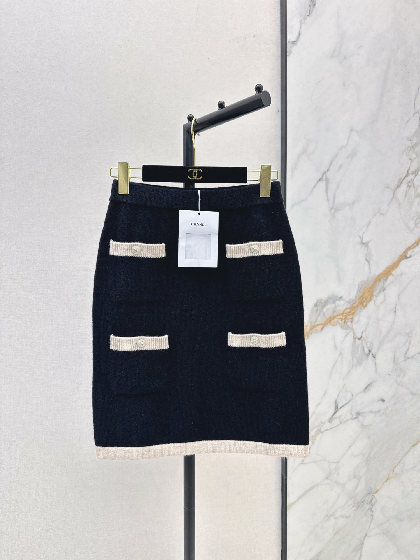 Chan NEW color-block skirt