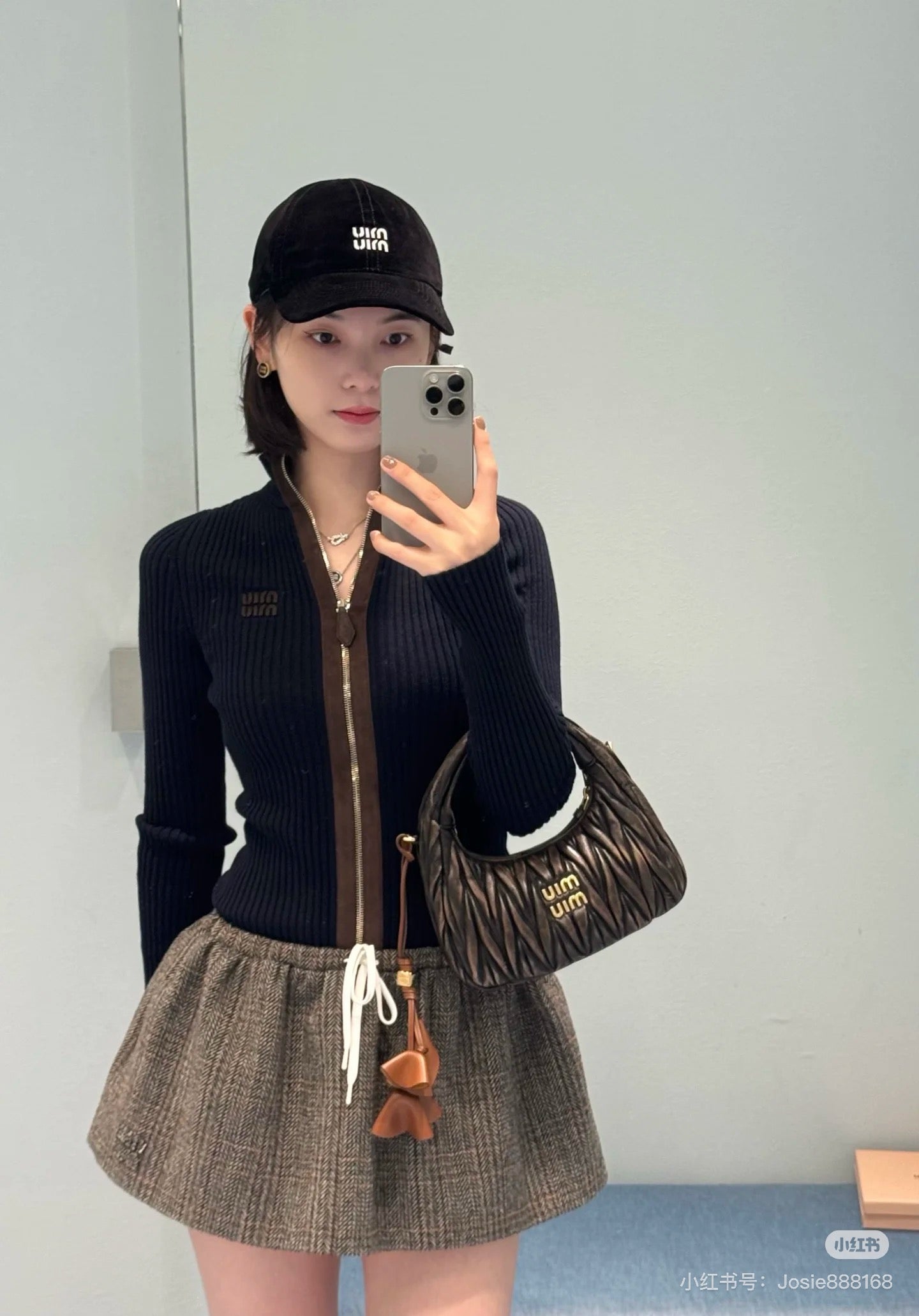 Miu NEW bud miniskirt