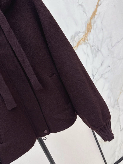 Max NEW wool hooded jacket