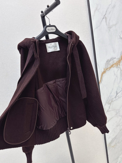 Max NEW wool hooded jacket