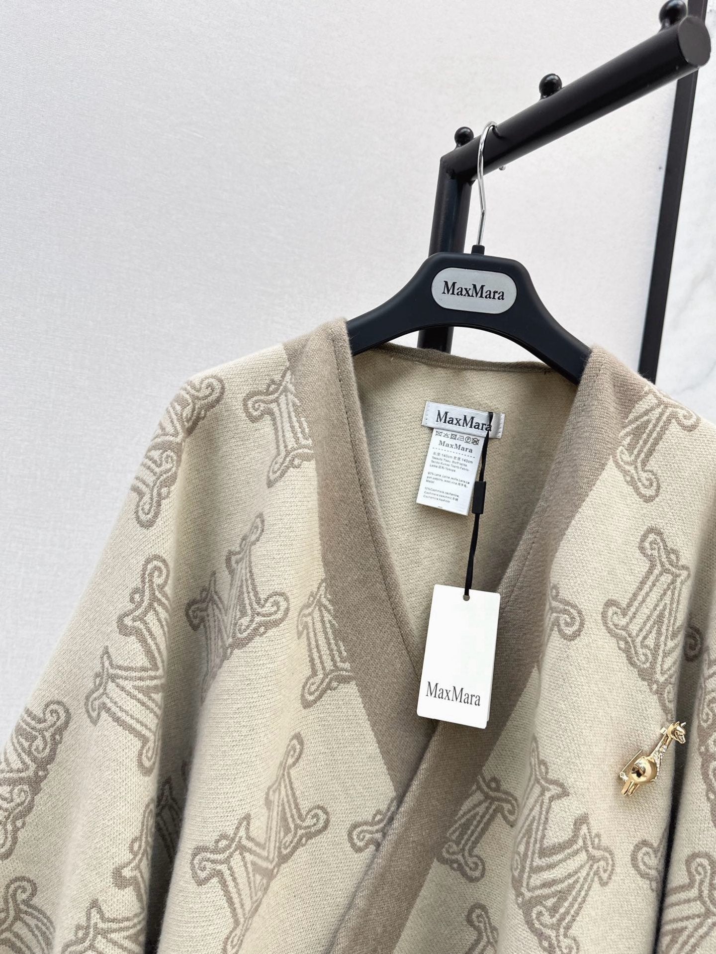 Max NEW Wool scarf cloak