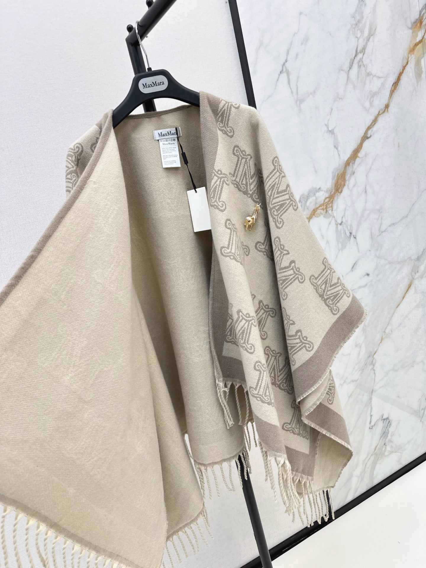 Max NEW Wool scarf cloak