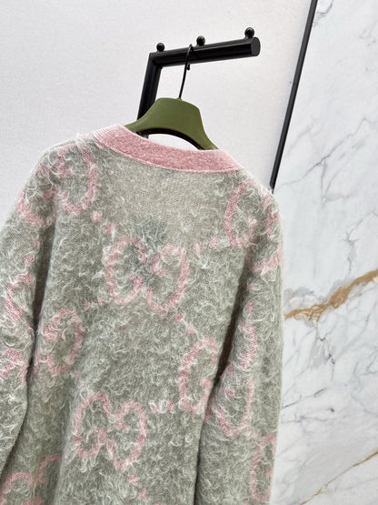 Guc NEW jacquard cardigan