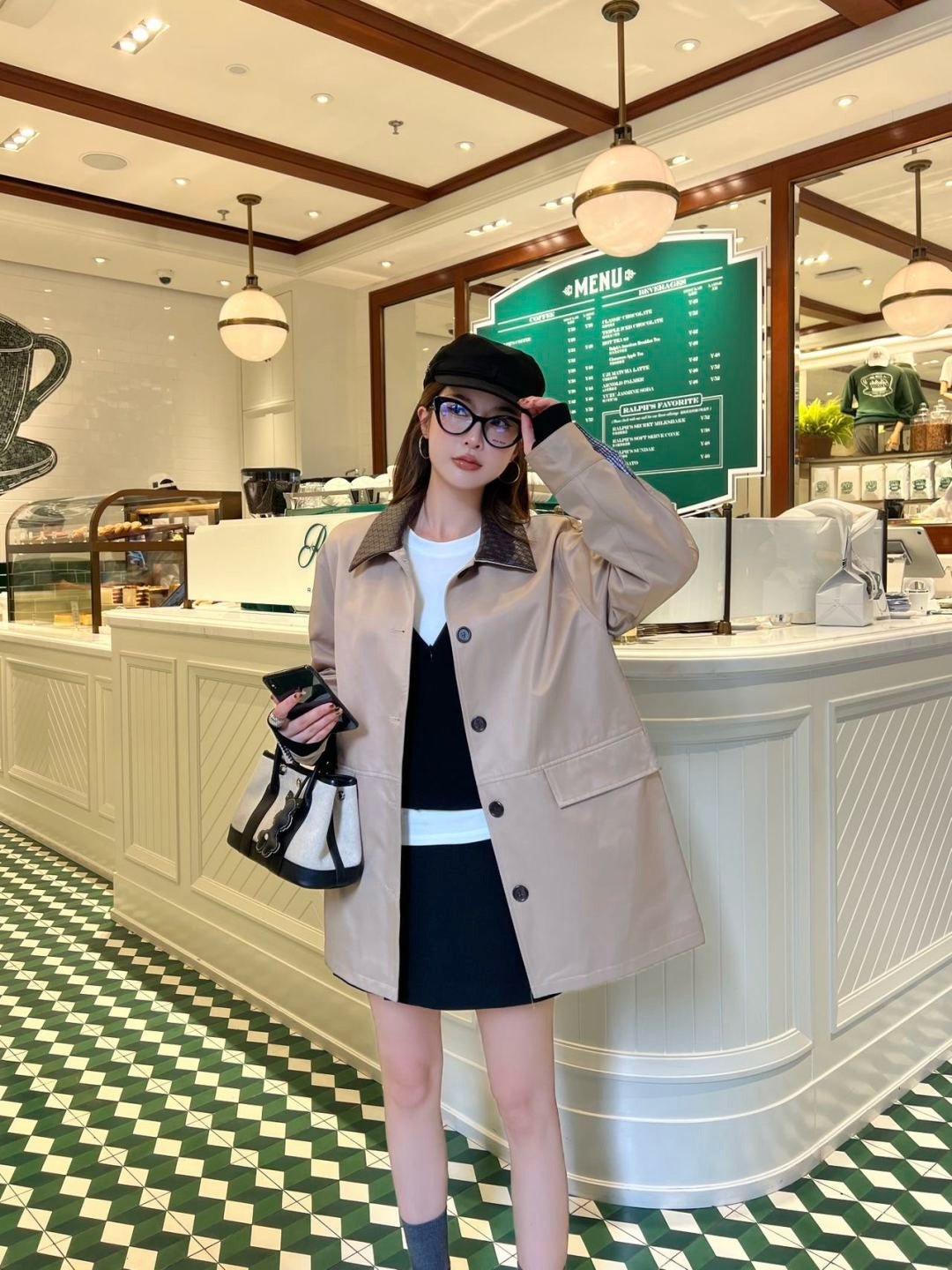 Bott NEW woven leather jacket