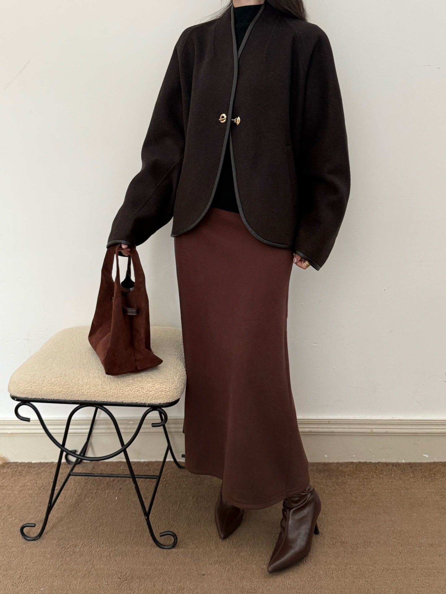 Louis NEW Woolen cape coat