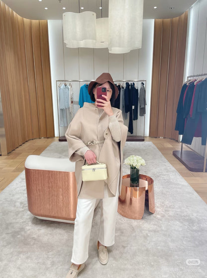 Loro NEW Woolen Cape coat