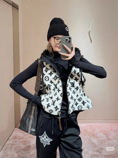 Louis NEW Plush hooded vest