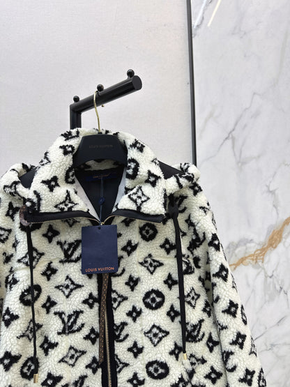 Louis NEW Plush hooded jacket