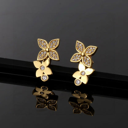 Louis New Four-leaf clover earrings