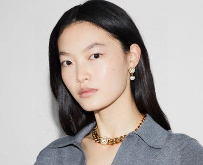 Guc New Pearl stud earrings