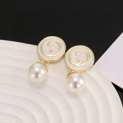 Guc New Pearl stud earrings