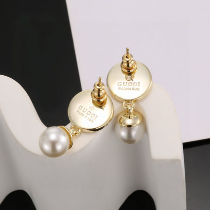 Guc New Pearl stud earrings