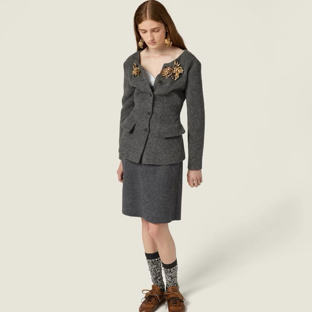 Miu NEW Woolen suit