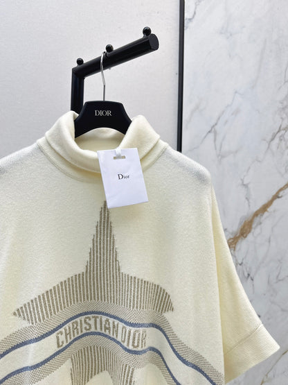 CD NEW Knitted Cape Sweater