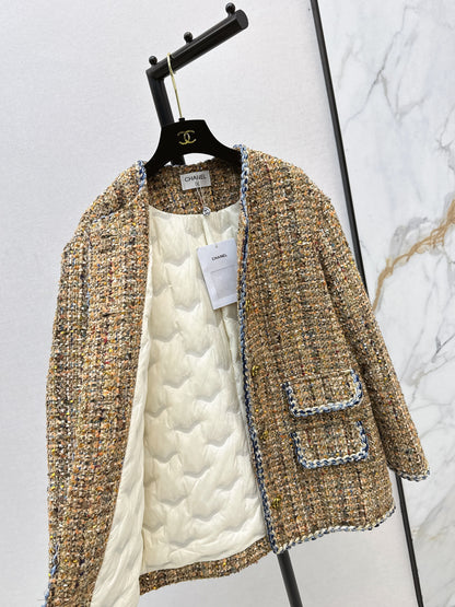 Chan NEW Woven goose down jacket