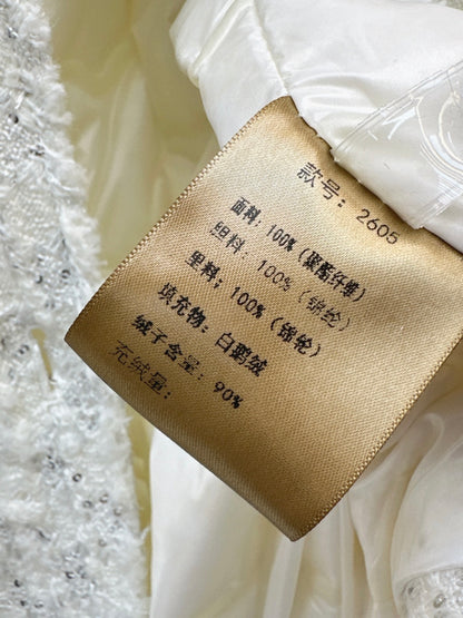 Chan NEW Woven goose down jacket