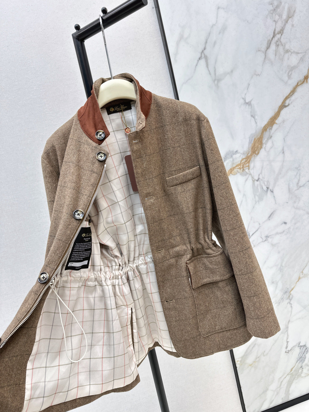 Loro NEW Plaid jacket