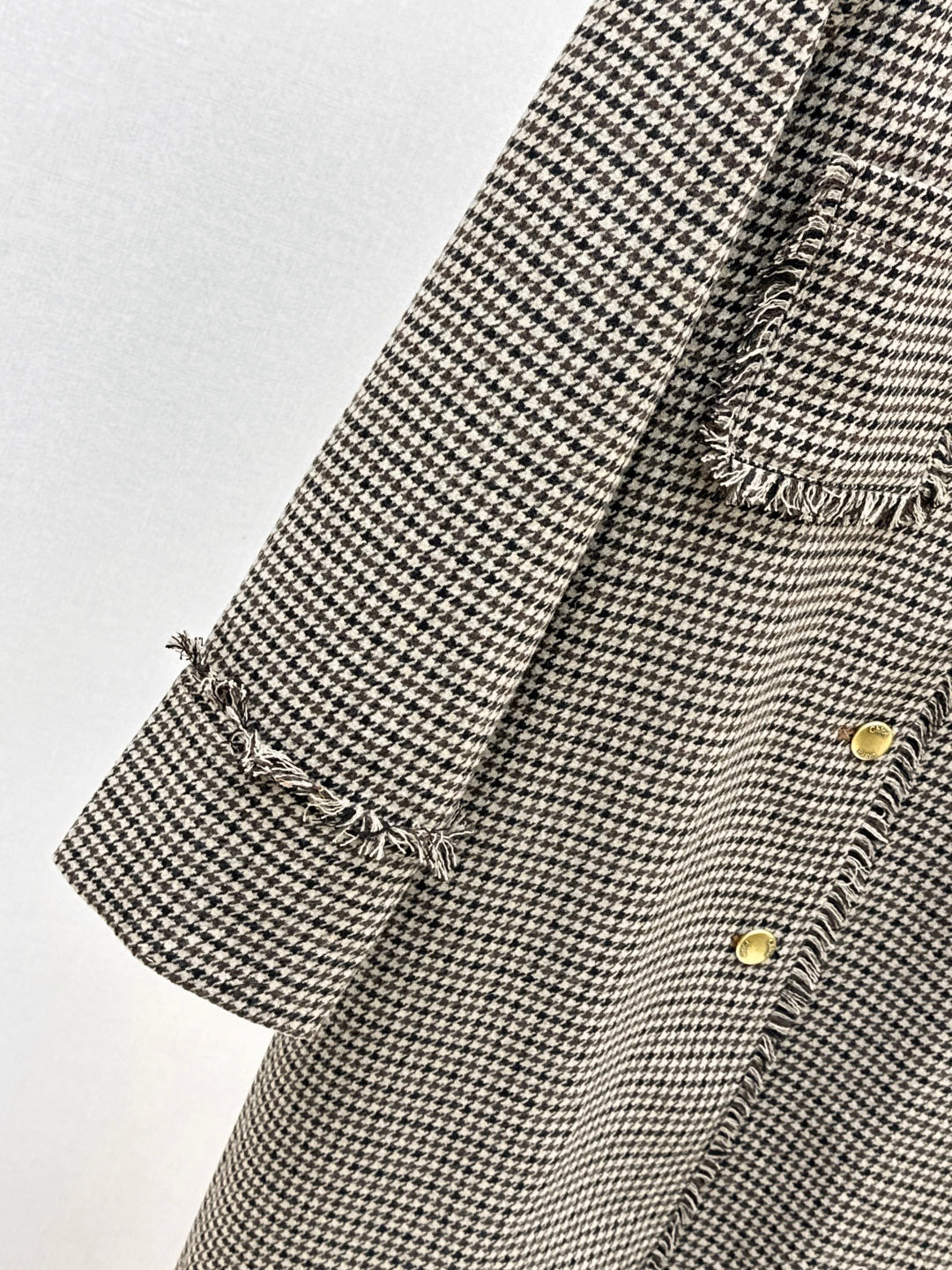 Cho1 NEW Houndstooth overcoats