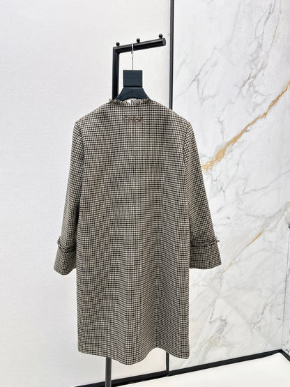 Cho1 NEW Houndstooth overcoats