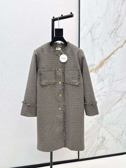 Cho1 NEW Houndstooth overcoats