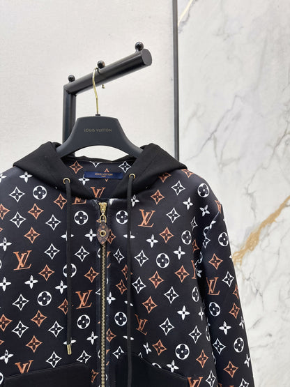 Louis NEW Printed hooded jacket