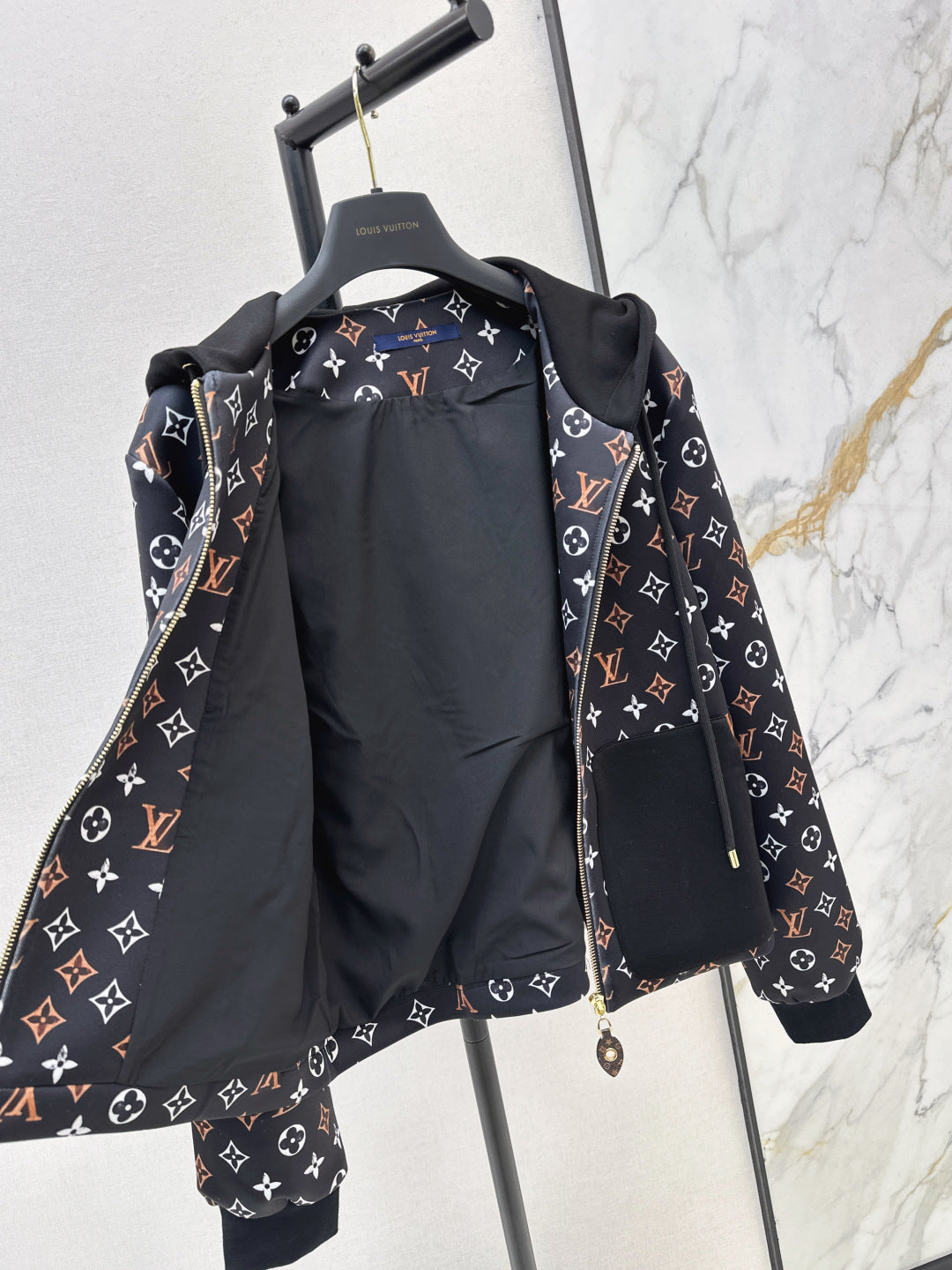 Louis NEW Printed hooded jacket