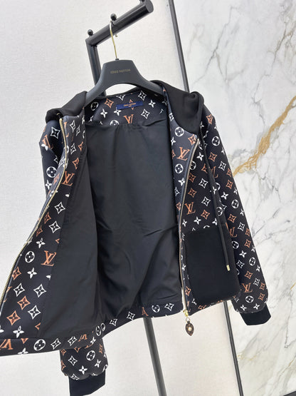 Louis NEW Printed hooded jacket