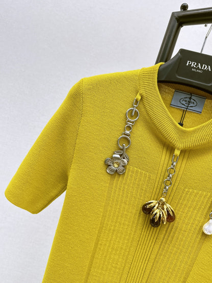 Pra NEW Pendant Wool Knit Sweater