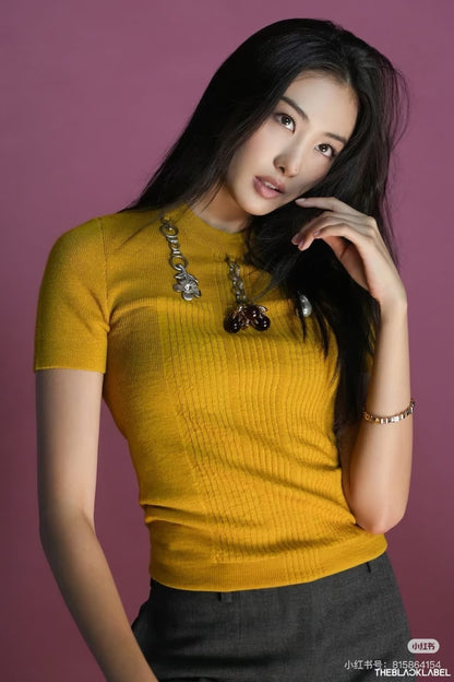 Pra NEW Pendant Wool Knit Sweater