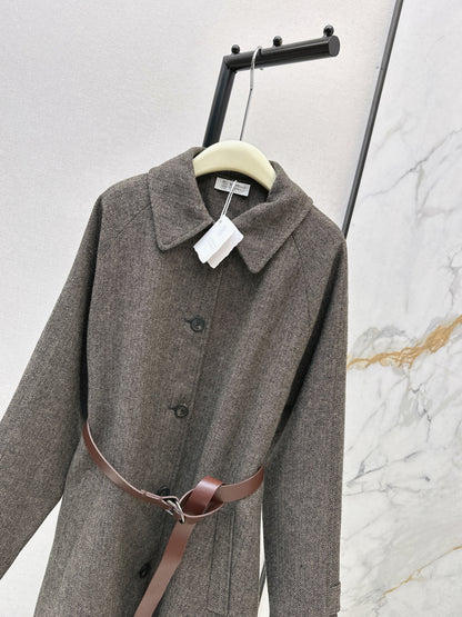 Brun NEW Wool coat