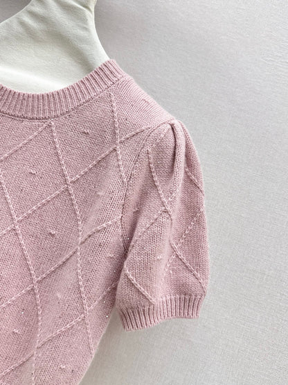 Brun NEW Plaid sweater