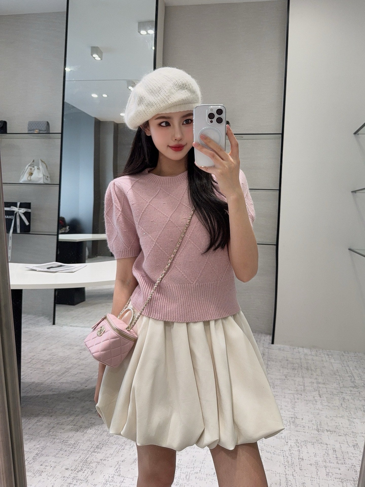 Brun NEW Plaid sweater