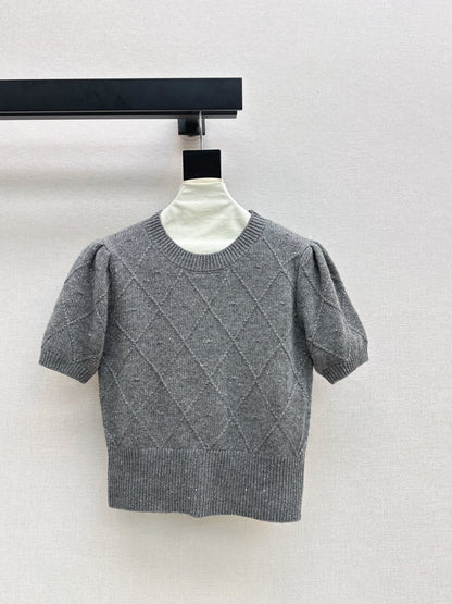 Brun NEW Plaid sweater