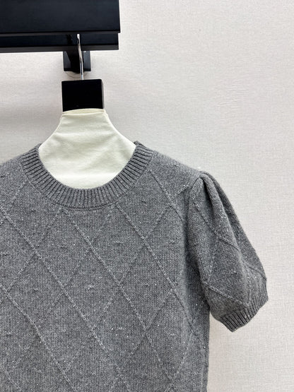 Brun NEW Plaid sweater