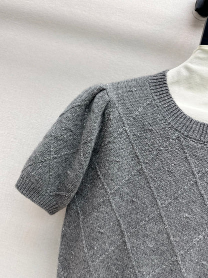 Brun NEW Plaid sweater