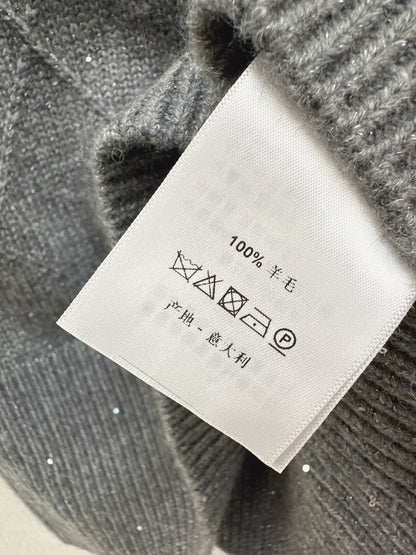 Brun NEW Plaid sweater