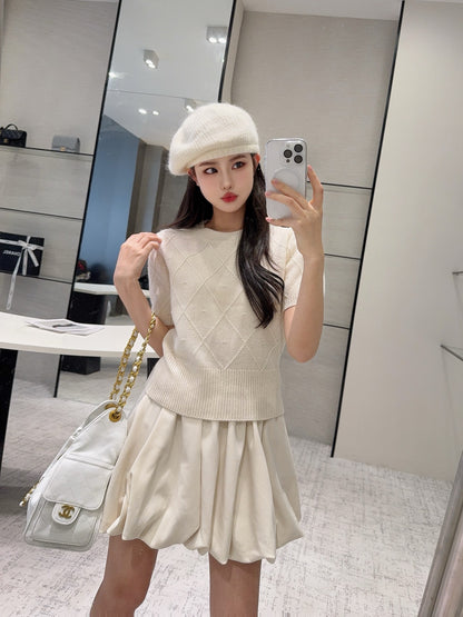 Brun NEW Plaid sweater