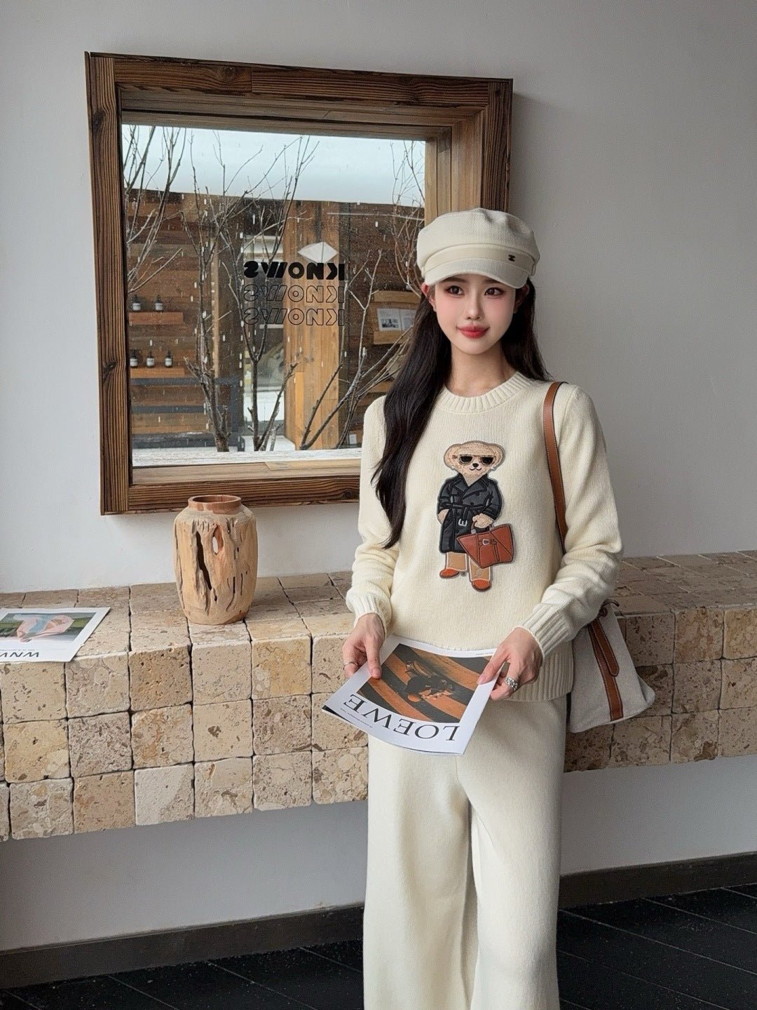 Ral NEW Sweater and straight-leg pants set