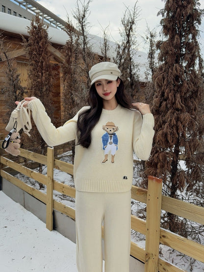 Ral NEW Sweater and straight-leg pants set